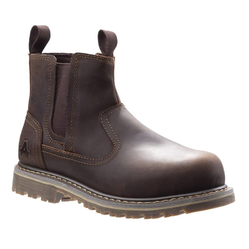 amblers alice ladies brown leather dealer boot as101