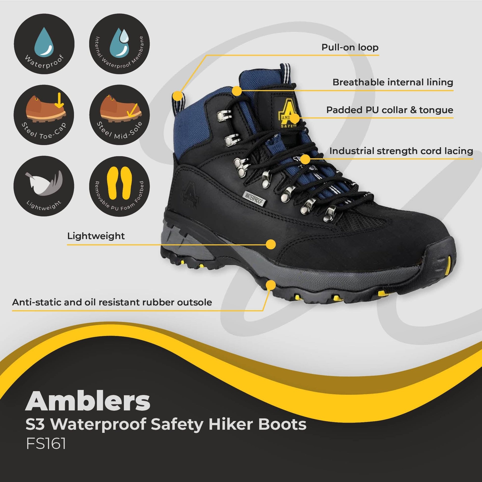 amblers s3 waterproof safety hiker boots fs161 dd397 04