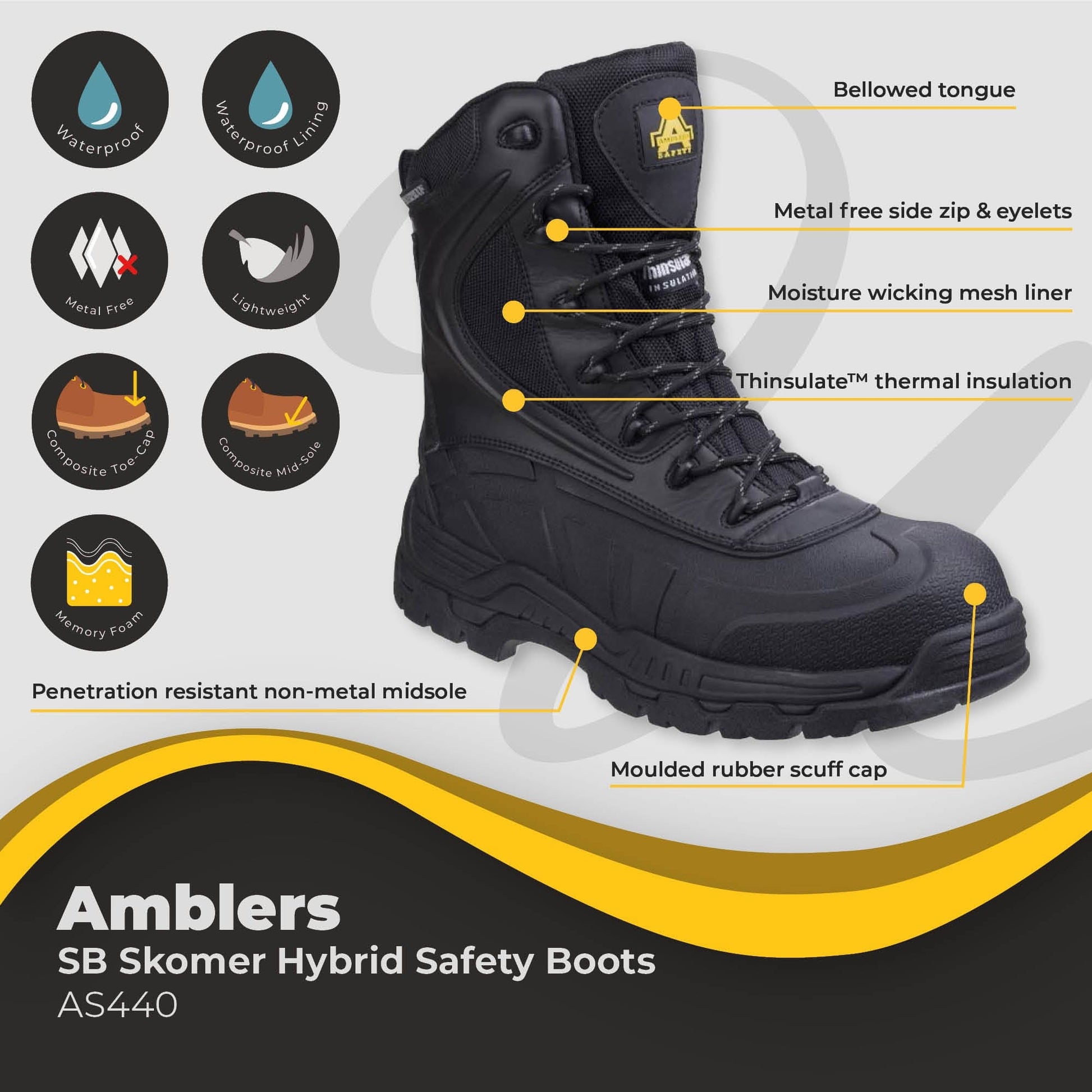 amblers skomer hybrid safety boots sb as440 dd338 04