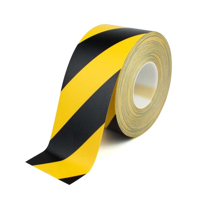 black yellow floor tape 4 inch