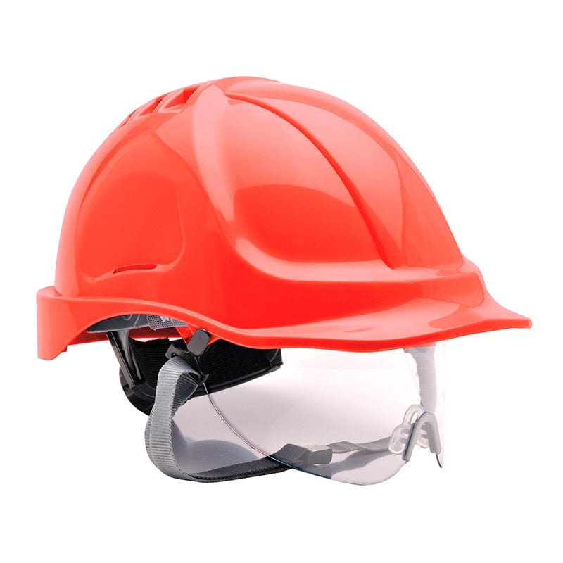 endurance visor helmet pw55 red