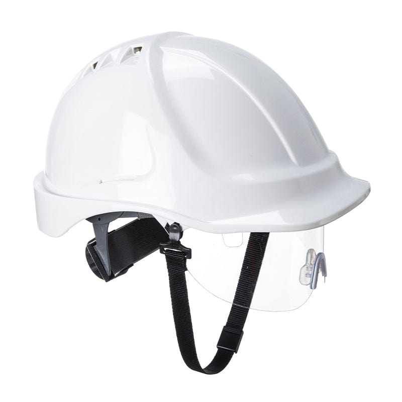 endurance visor helmet pw55 white side