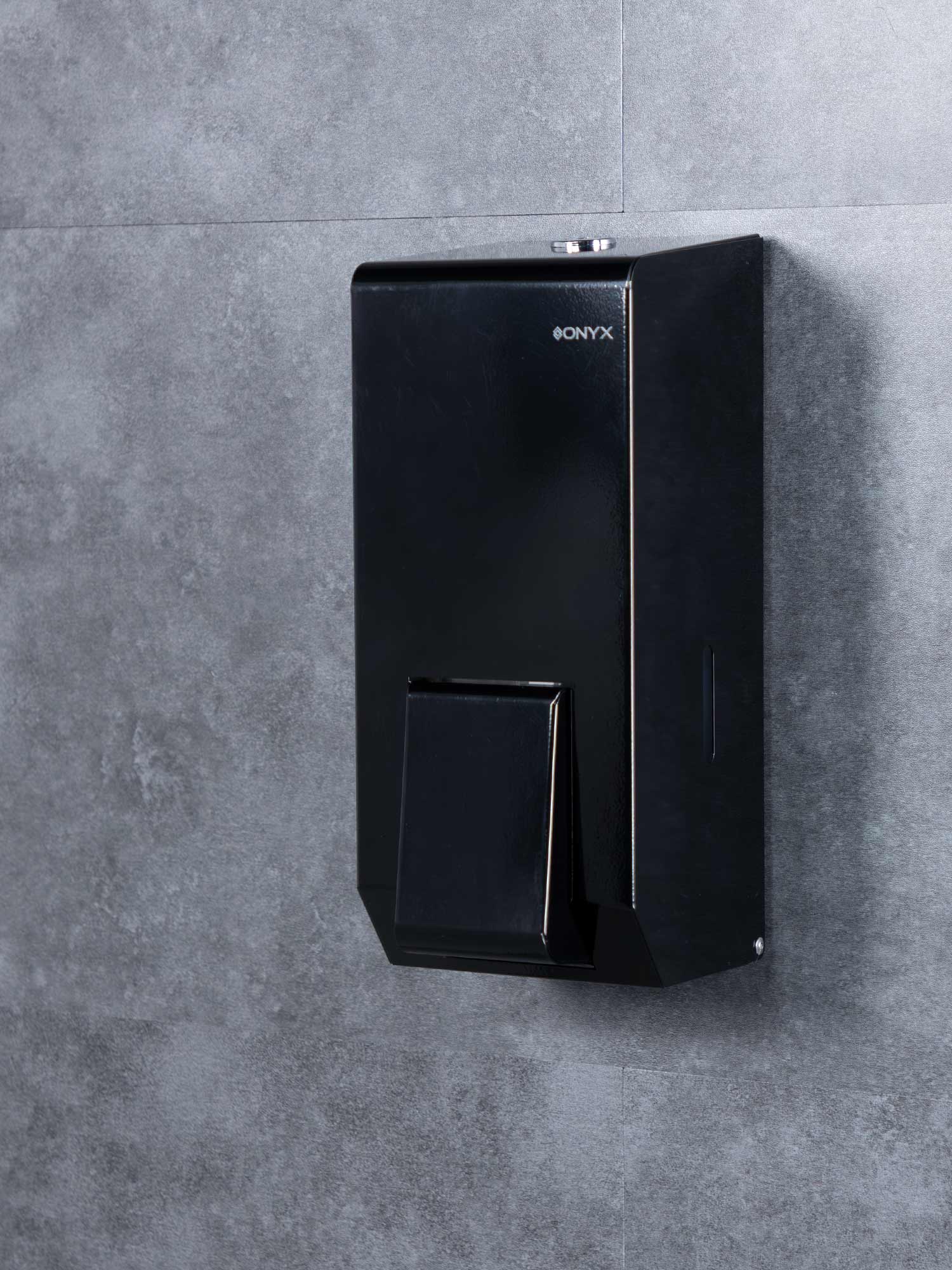 onyx 1 litre soap dispenser black