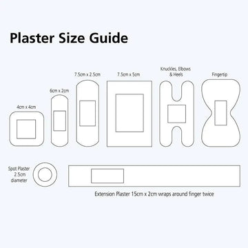 Plasters - Assorted Fabric Band Aid