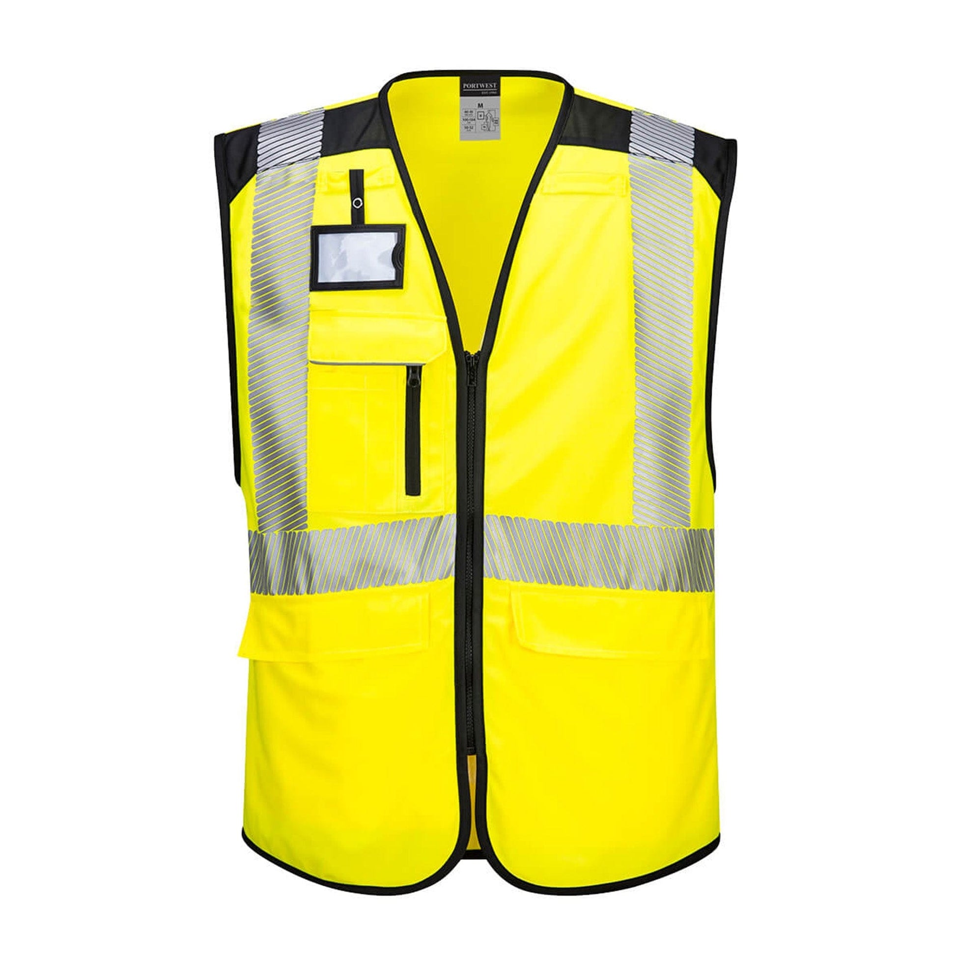 Portwest PW3 Hi Vis Executive Vest PW309 Yellow