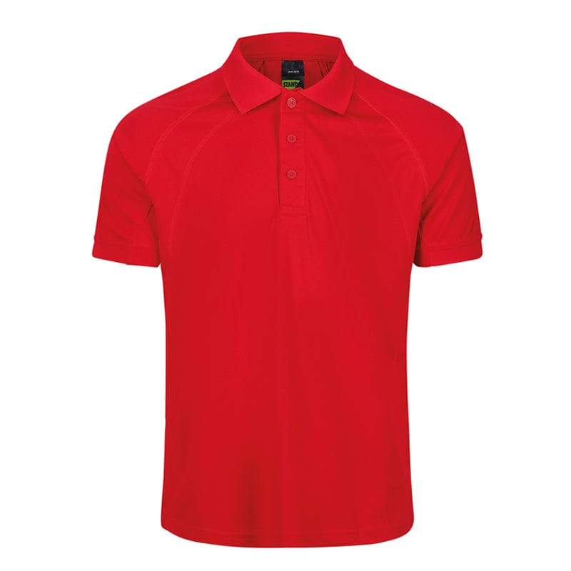 regatta standout coolweave polo shirt trs147 red