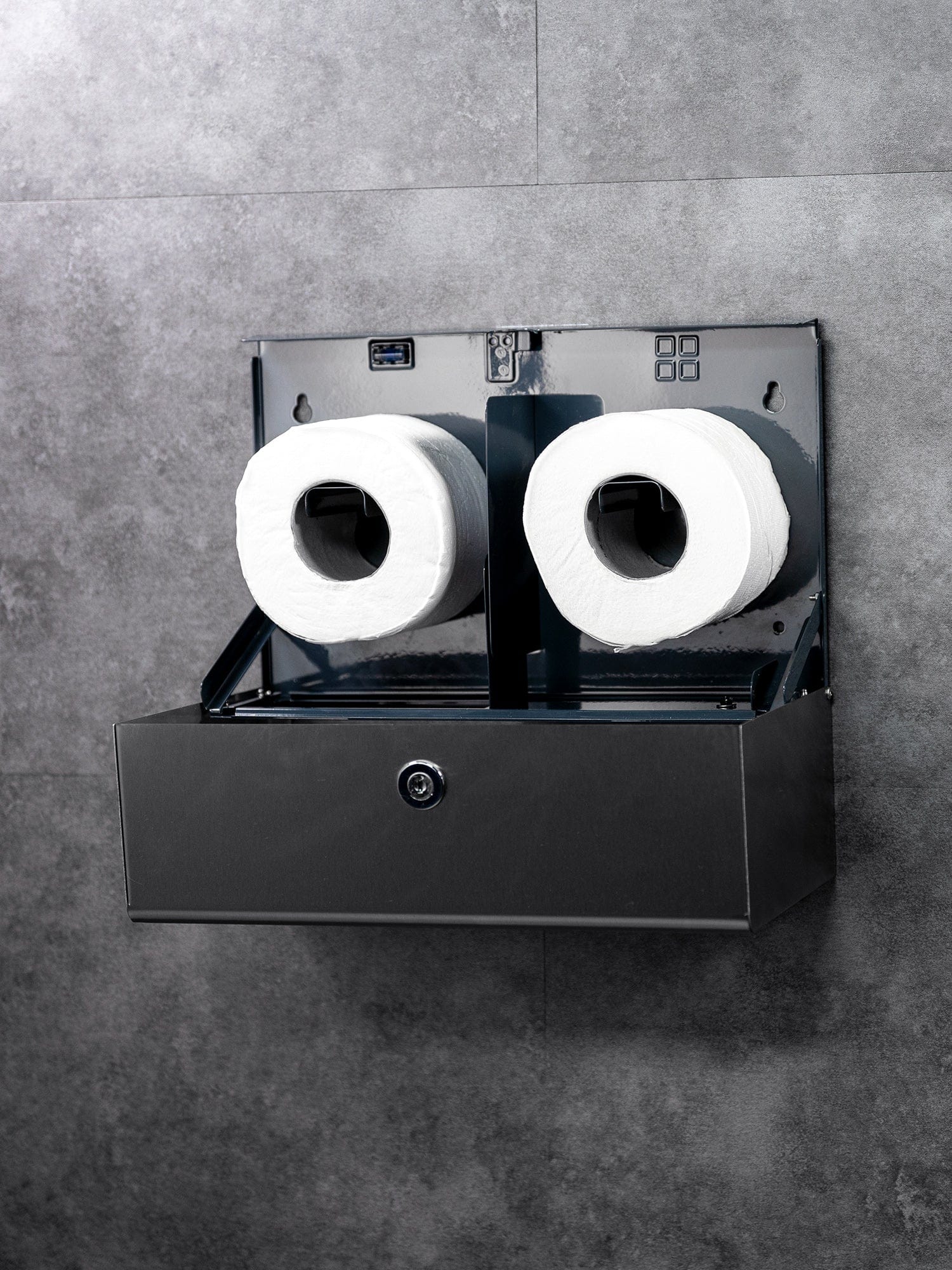 toilet rolls micro cube dispenser