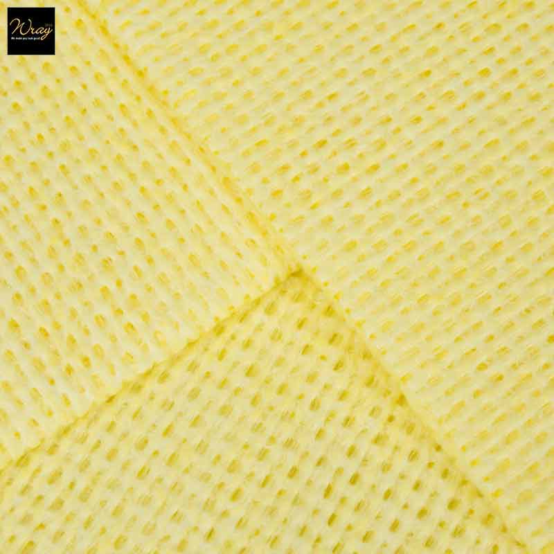 yellow biowipe cloth