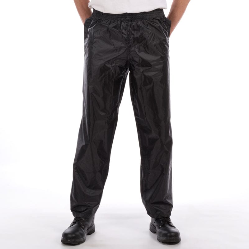 black portwest classic rain trousers