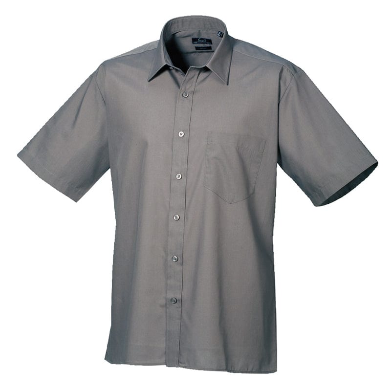 dark grey poplin shirt pr202
