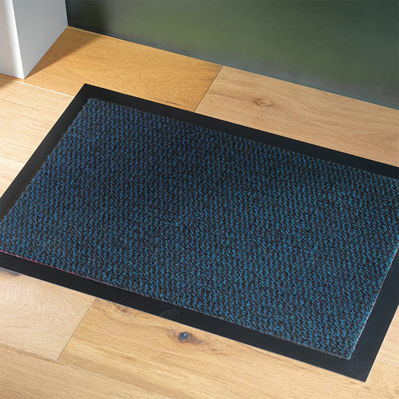 entrance mat blue black