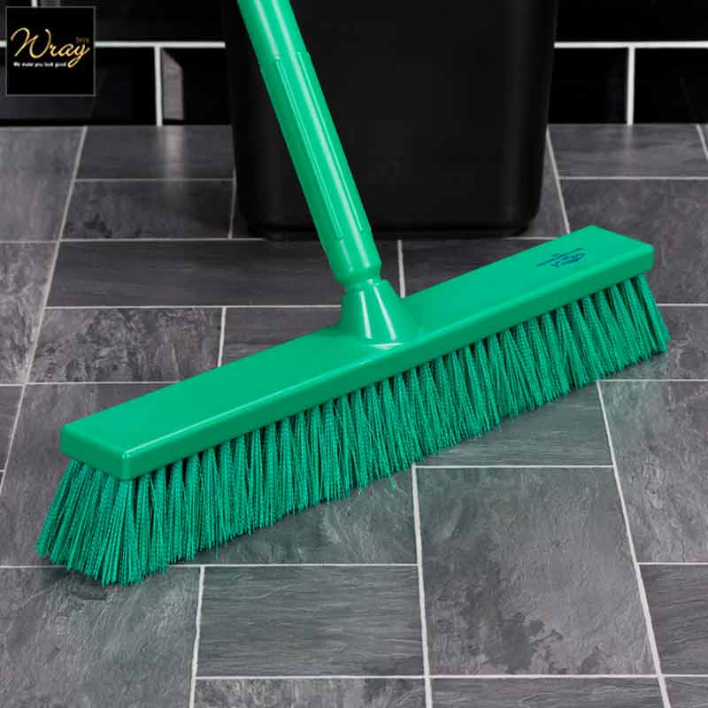 green 18 inch broom head
