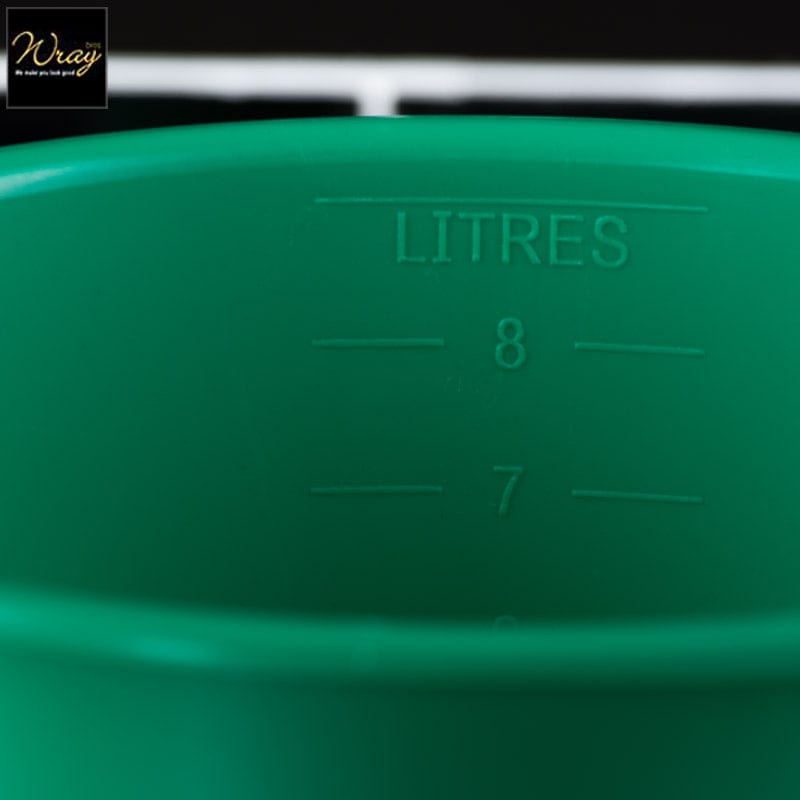green 8 litre bucket