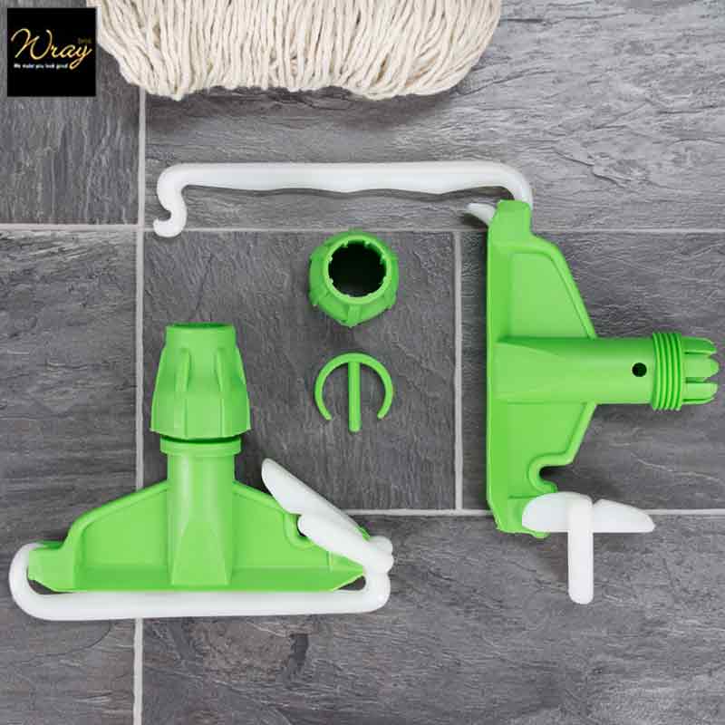 green colour coded mop holder