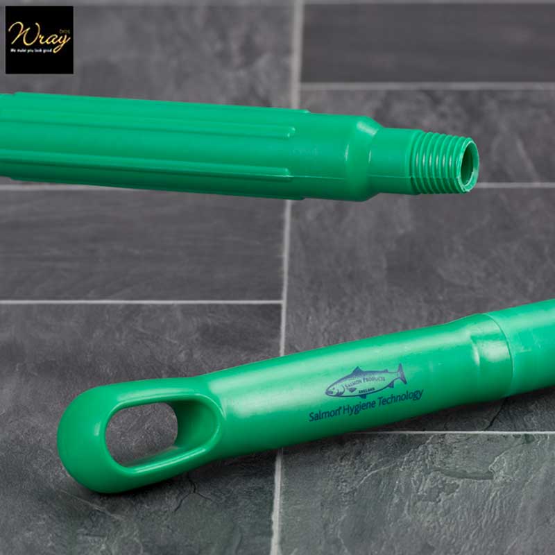 green reinforced hygiene handle