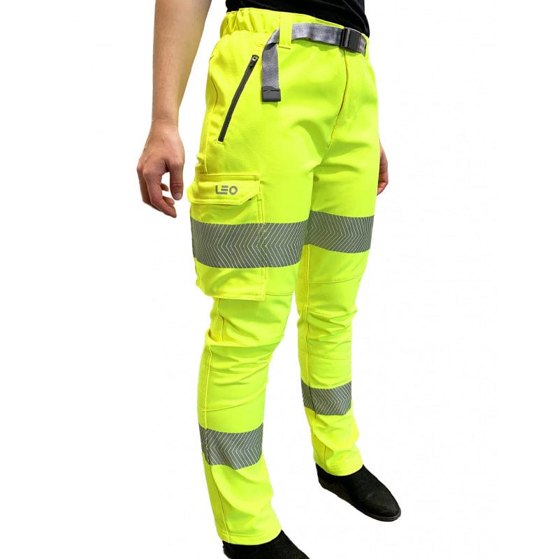 Landcross Leo Workwear Trousers Leo Workwear Hi Vis Stretch