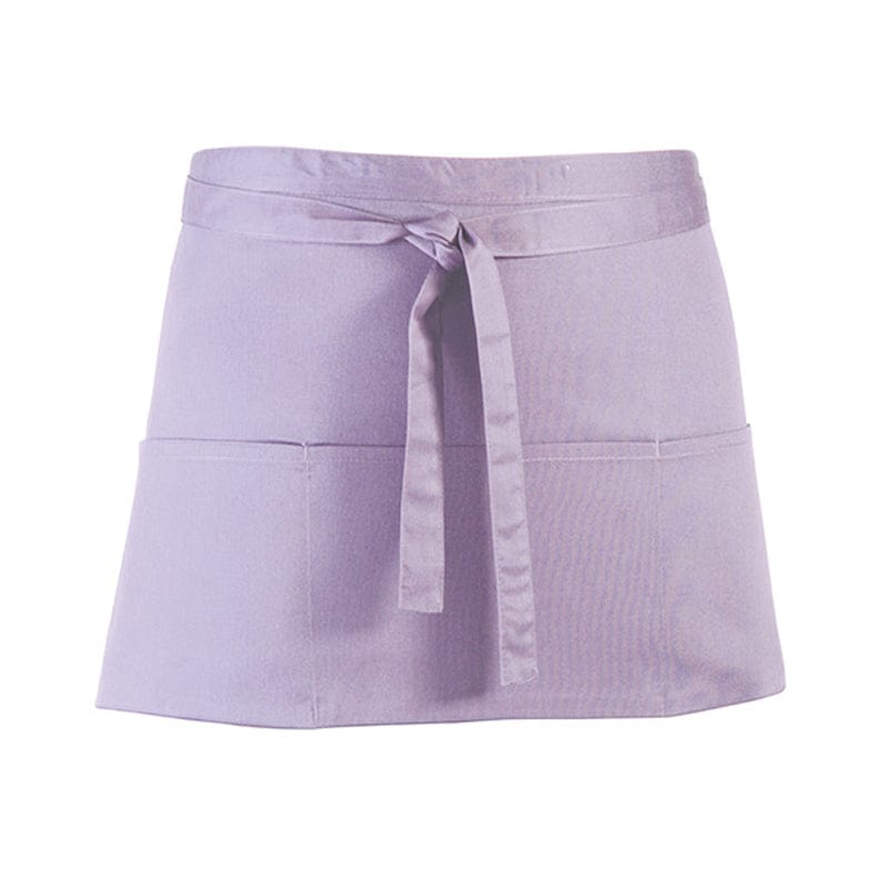 lilac short style bar apron
