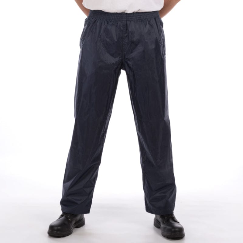 navy portwest classic rain trousers