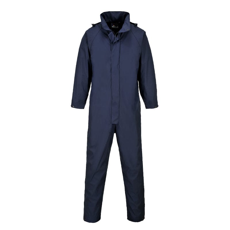 navy water resistant fabric coverall