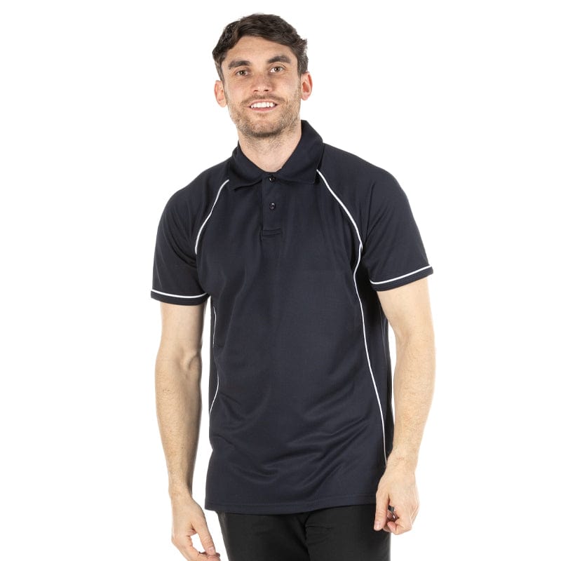 navy white mens finden hayes polo