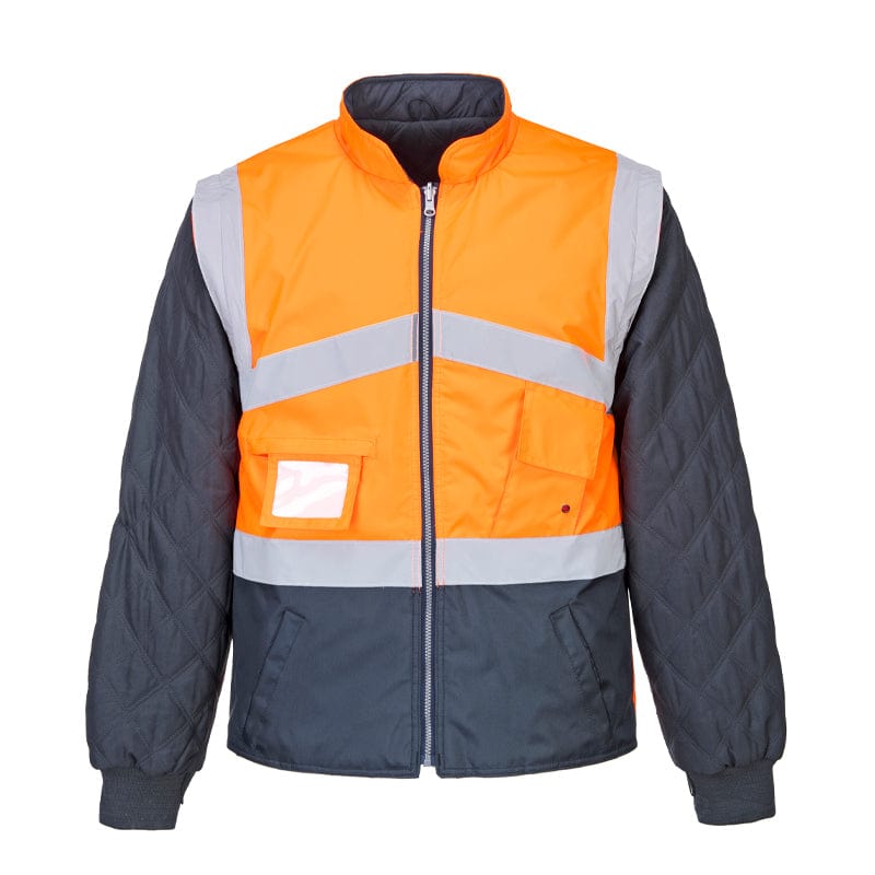 orange navy s769 reversible jacket