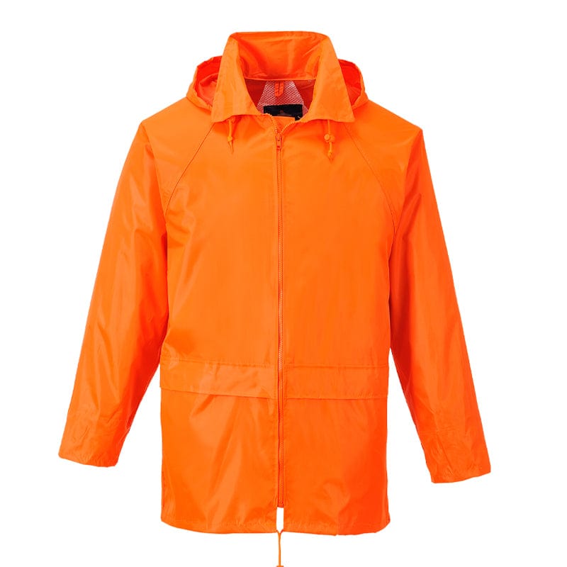 orange portwest classic rain jacket