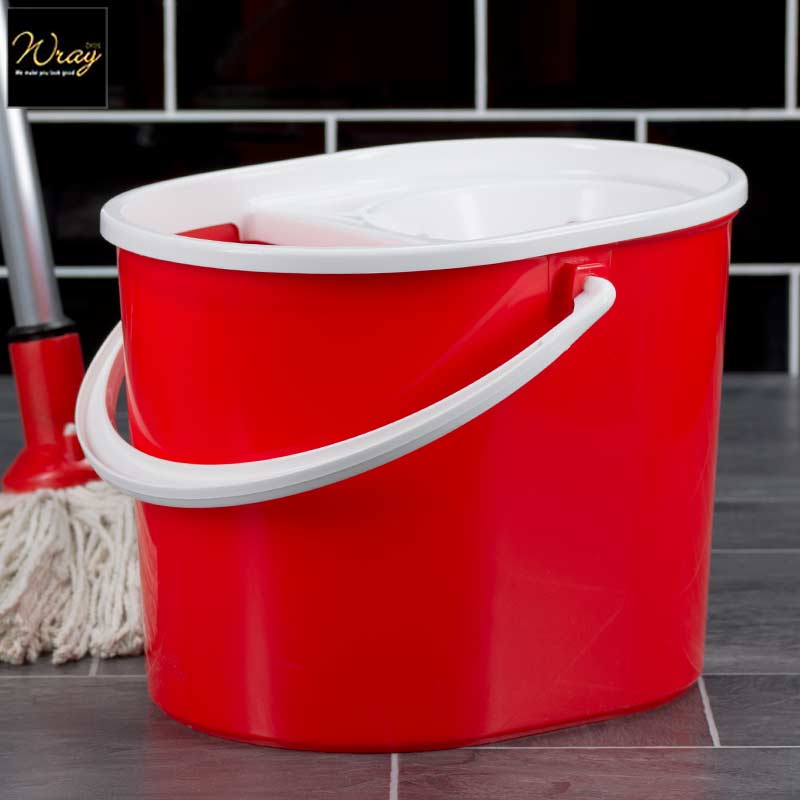 red 15l extra tough mop bucket