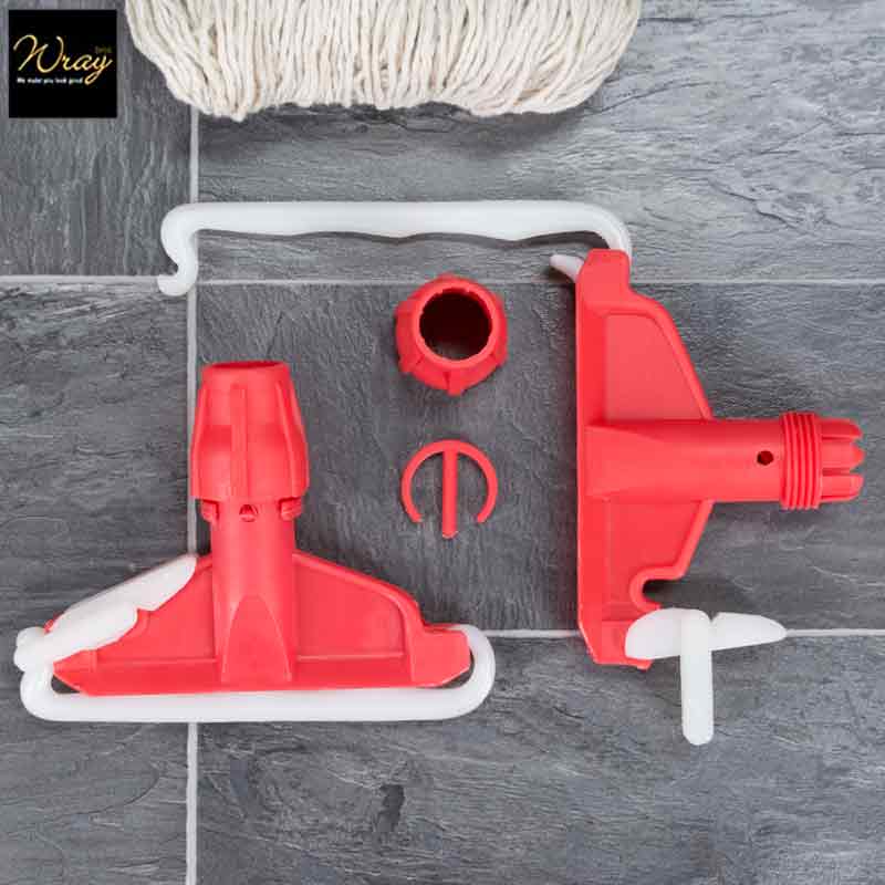 red screw fitting mop holder