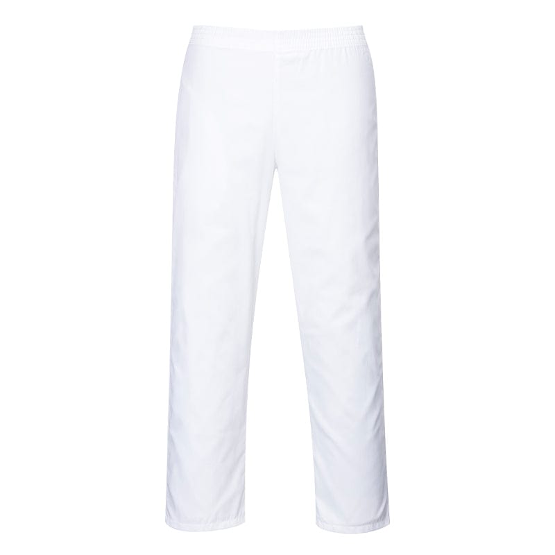 white portwest baker trousers