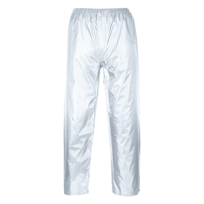 white rain trousers portwest
