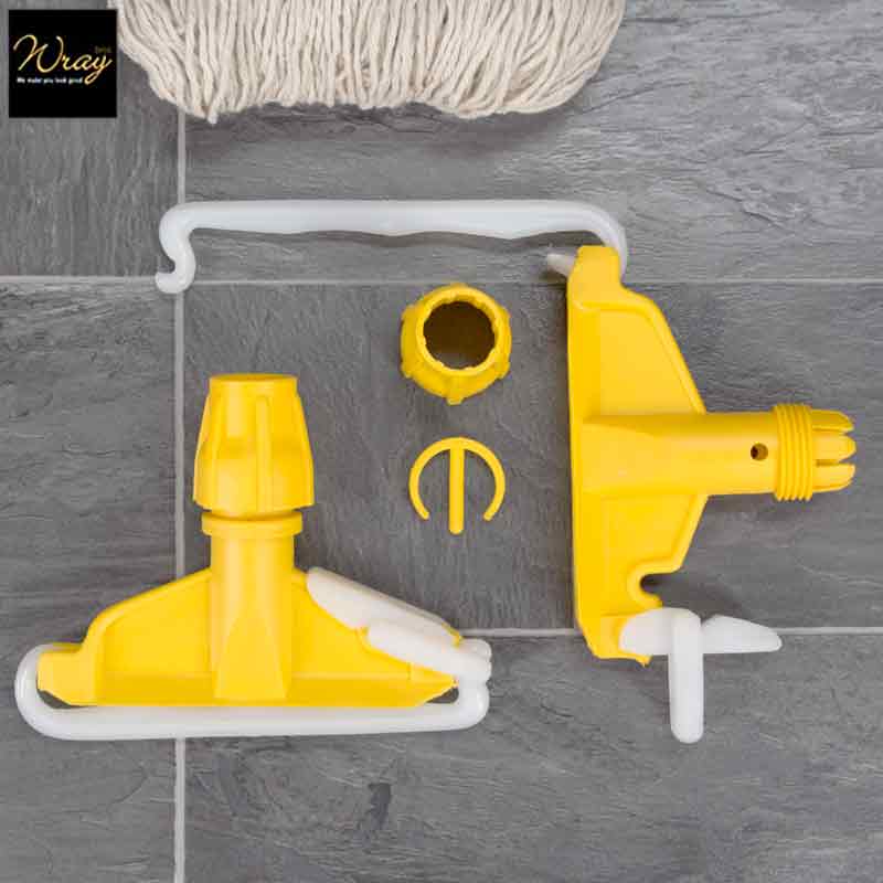 yellow hygiene mop holder