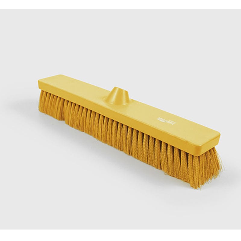 yellow mediun flat sweeping broom