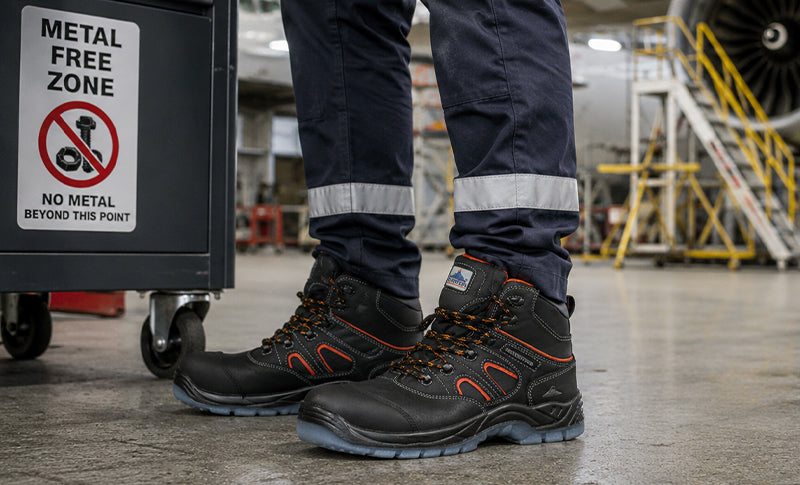 Metal-Free Safety Footwear
