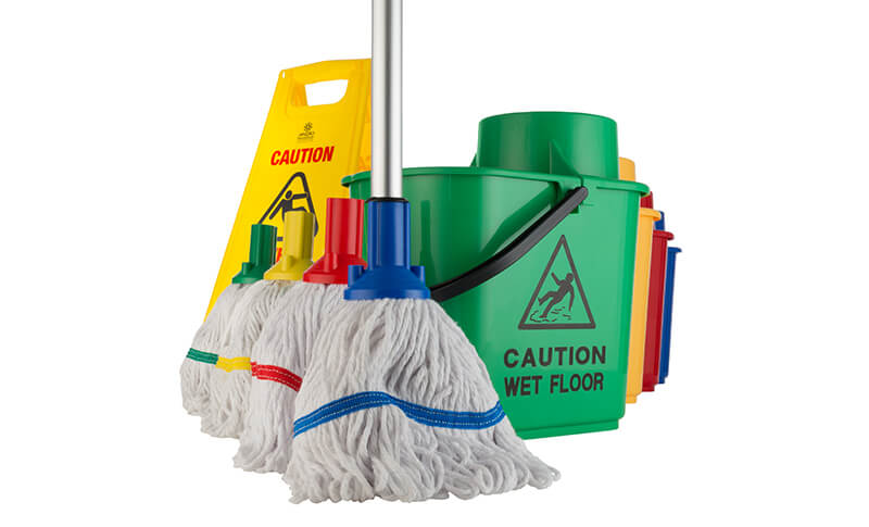 Colour Coded Cleaning Equipment