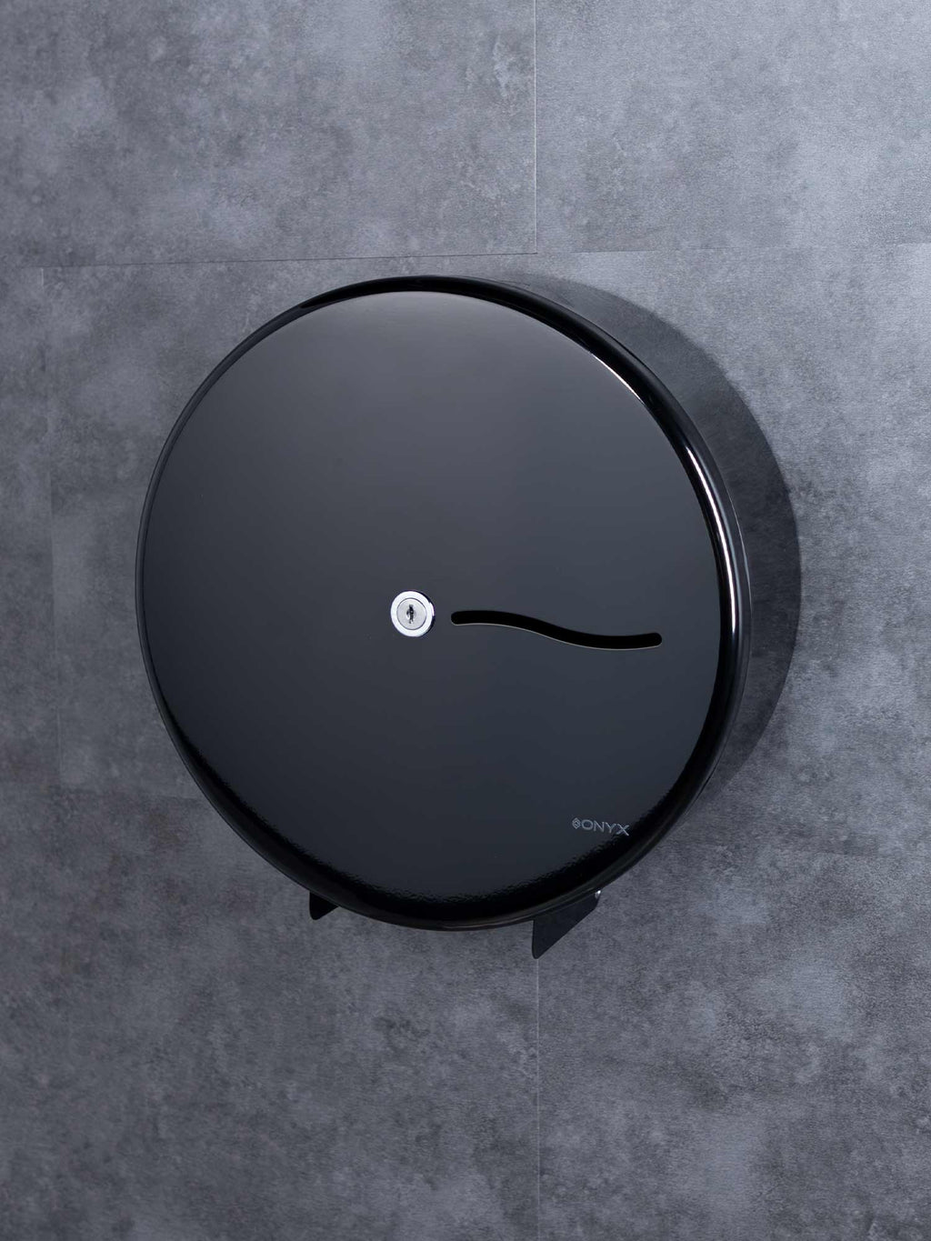 12 inch washroom jumbo dispenser onyx