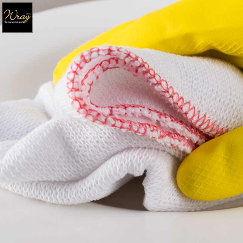30 40cm red edge dishcloth