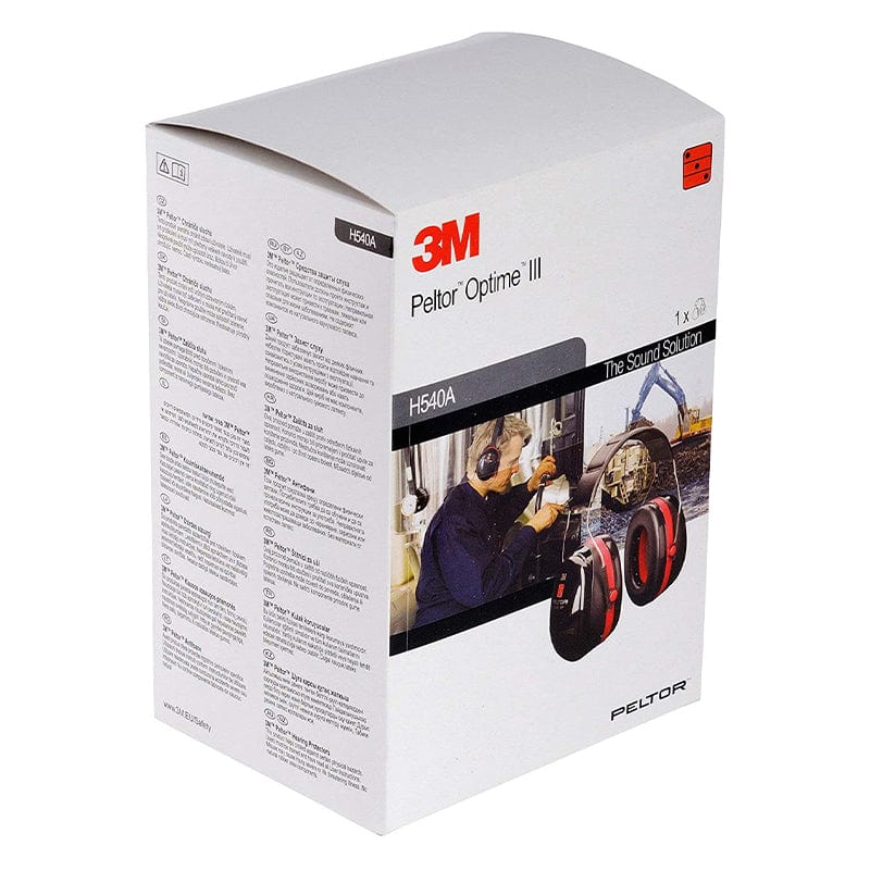 3m optime 3 headband ear muff h540a box