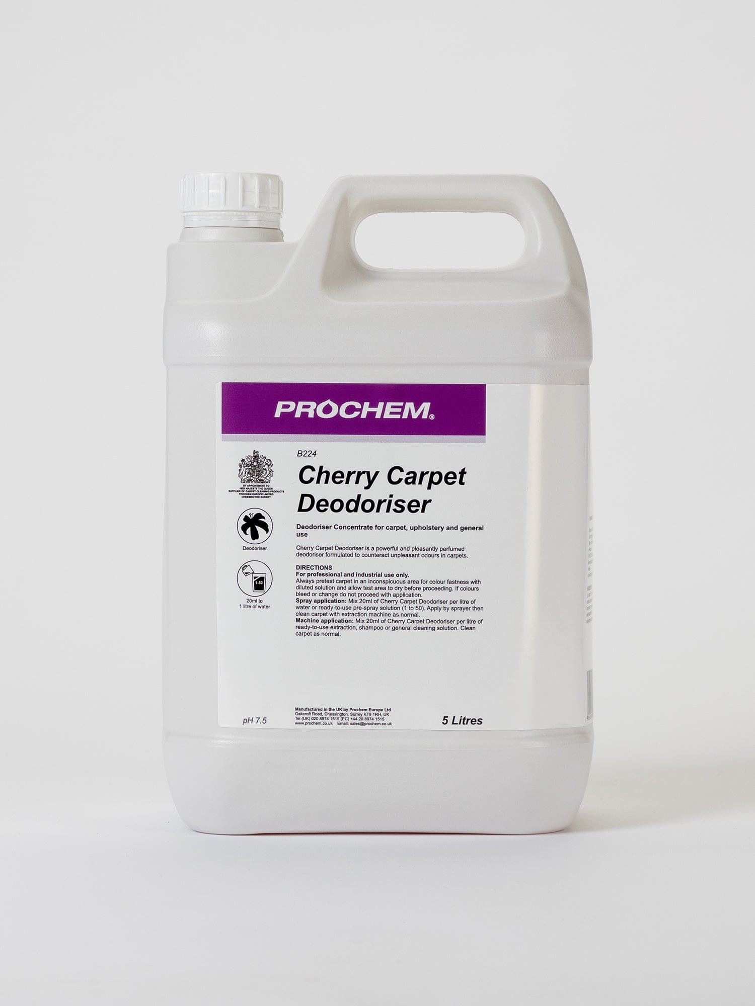 5 litre prochem cherry for carpets