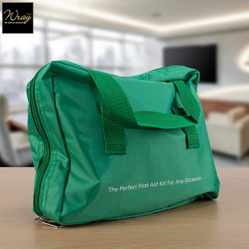 70 piece first aid kit bag back