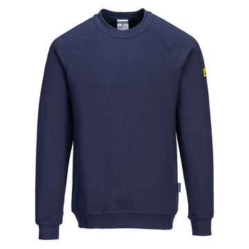 navy anti static jumper