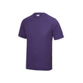 Purple t-shirt on a white background