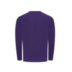 Purple long-sleeve shirt on a white background