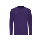 Purple long-sleeve shirt on a white background