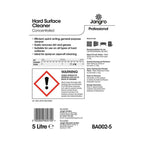 instructions for hard surface cleaner