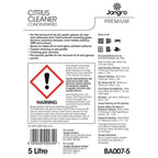 citrus cleaner concentrated instructions