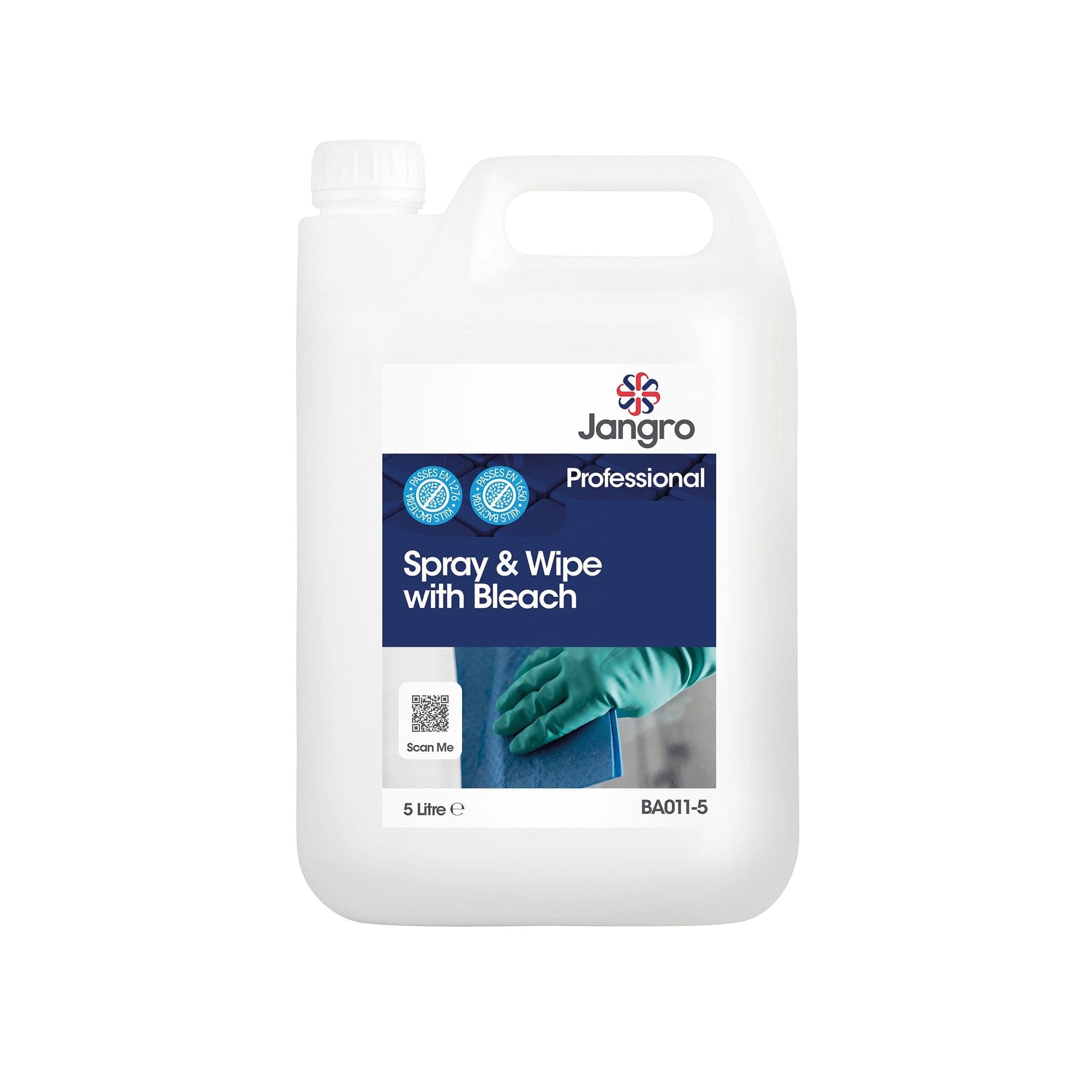 spray and wipe bleach 5l jangro