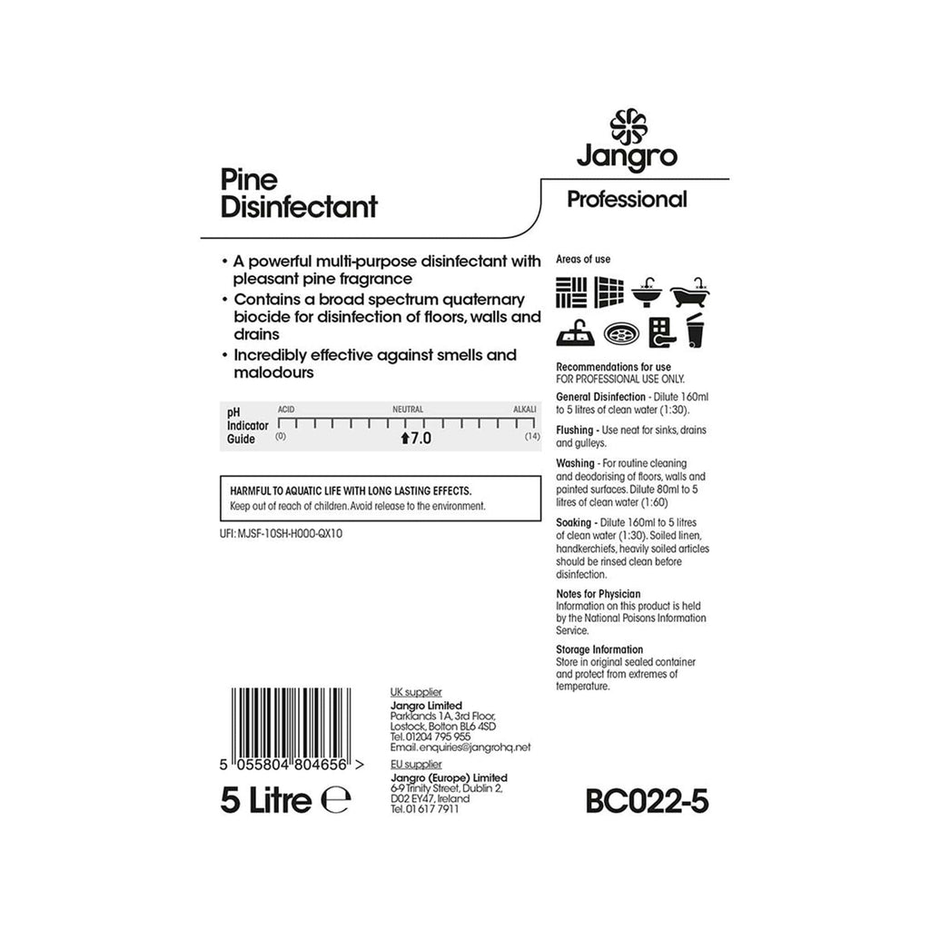 jangro pine disinfectant instructions
