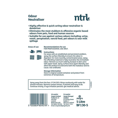 ntrl range odour neutraliser instructions