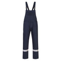 portwest navy bib and brace