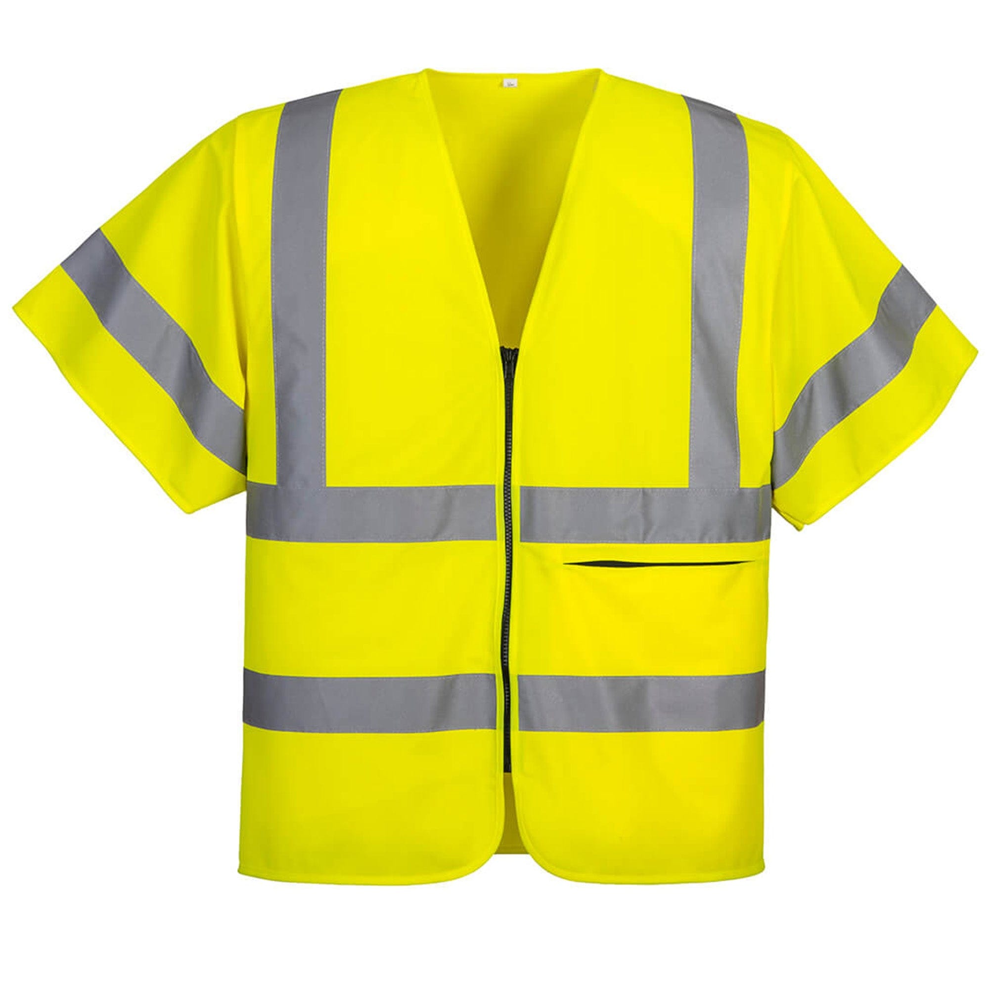C372 hi vis short sleeve vest